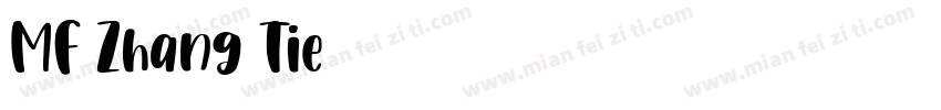 MF Zhang Tie字体转换